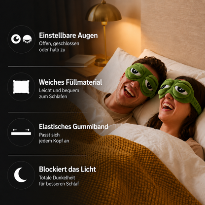 TheSleepFrog™ - Schlafmaske Frosch